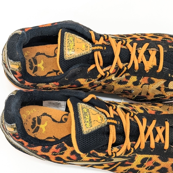 Brooks Mach 13 Running Shoes Spikes Speed Demon Leopard Print Women's Size 9.5 - Picture 6 of 8